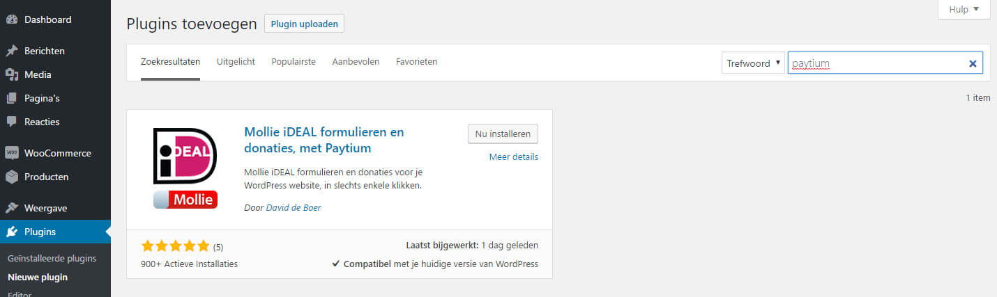 ideal plugin installeren