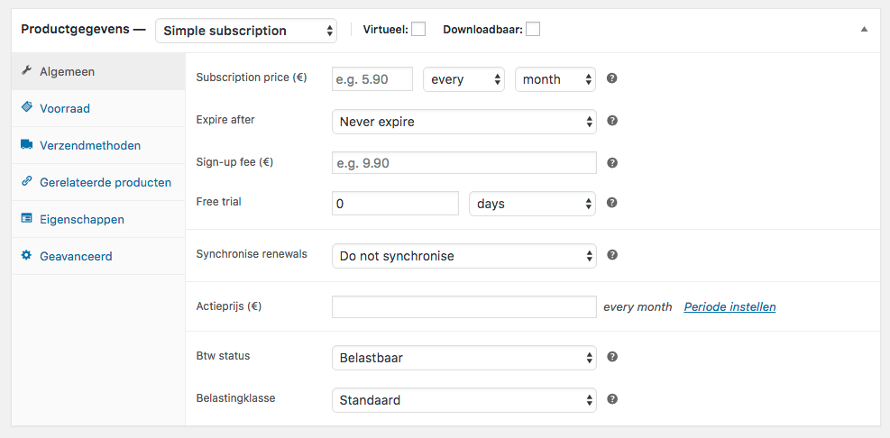 woocommerce-subscriptions-opties